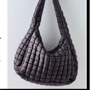 Graphite Free People FP Movement Quilted Carryall